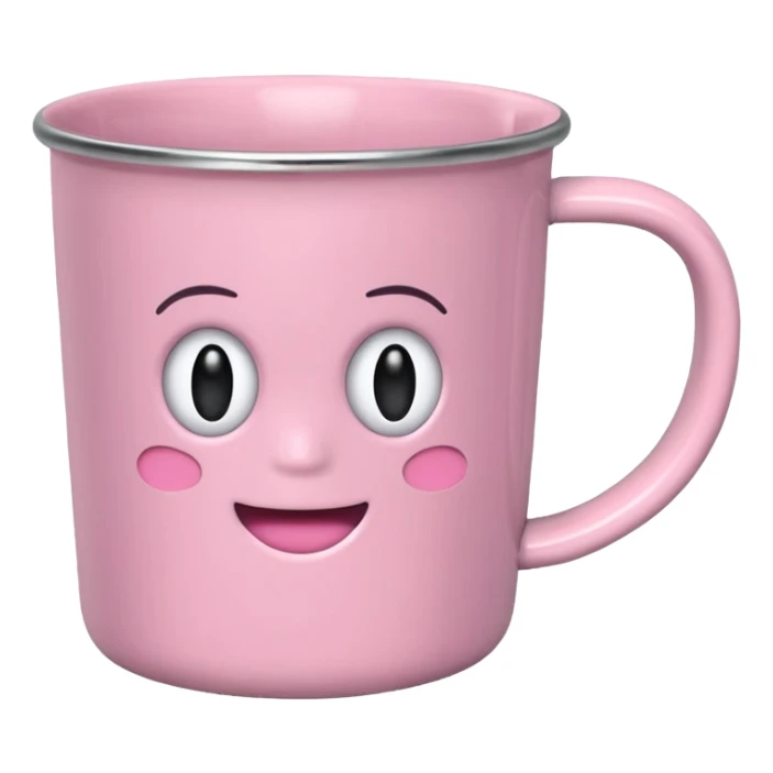 Quiero una taza de la marca standly de color rosa pastel sticker