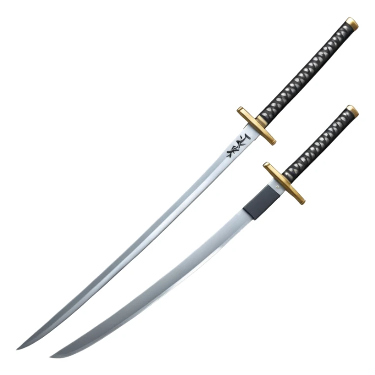 Famous Katana, full length chinese names on blade. sticker