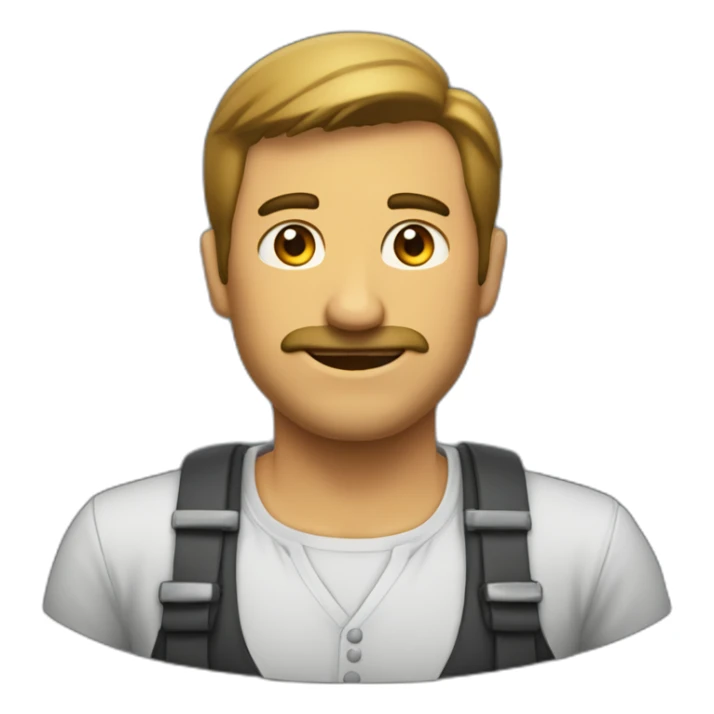 hombre de negocios que encoje los hombros a sticker