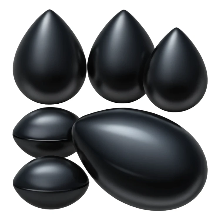 Objetos negros sticker