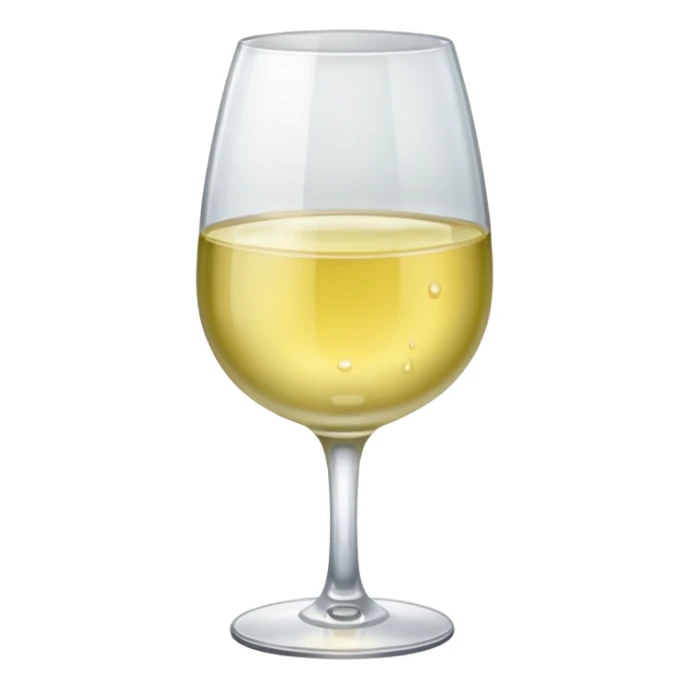 glass of white wine  sticker