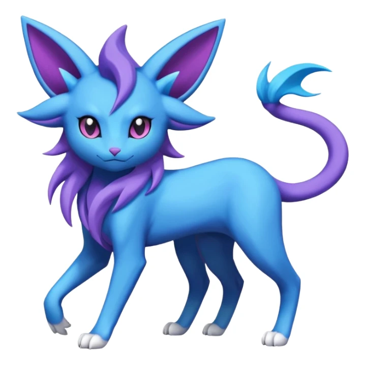Luxray-Espeon-Suicune-Amaura-fusion sticker