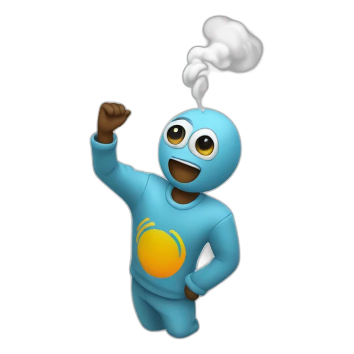 Un gas qui fait un dab sticker