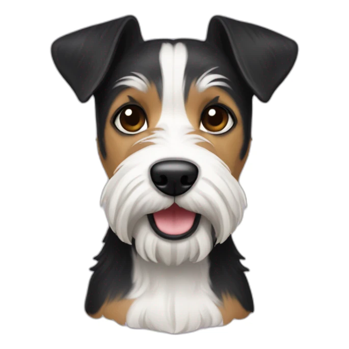 A black scotish terrier hembra sticker