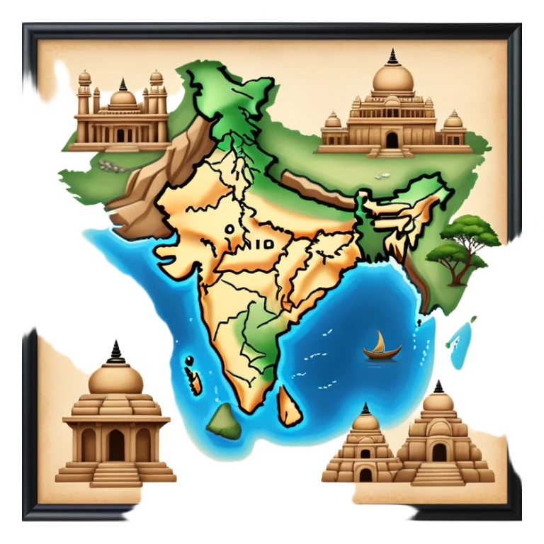 India in 2500 bc emage  sticker