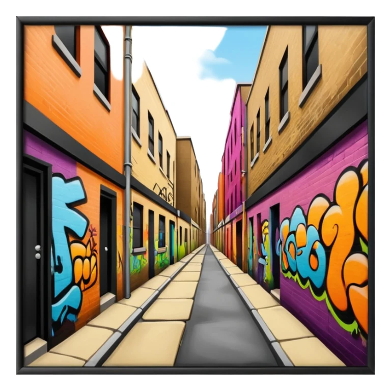 Pedley St Alley graffitti sticker