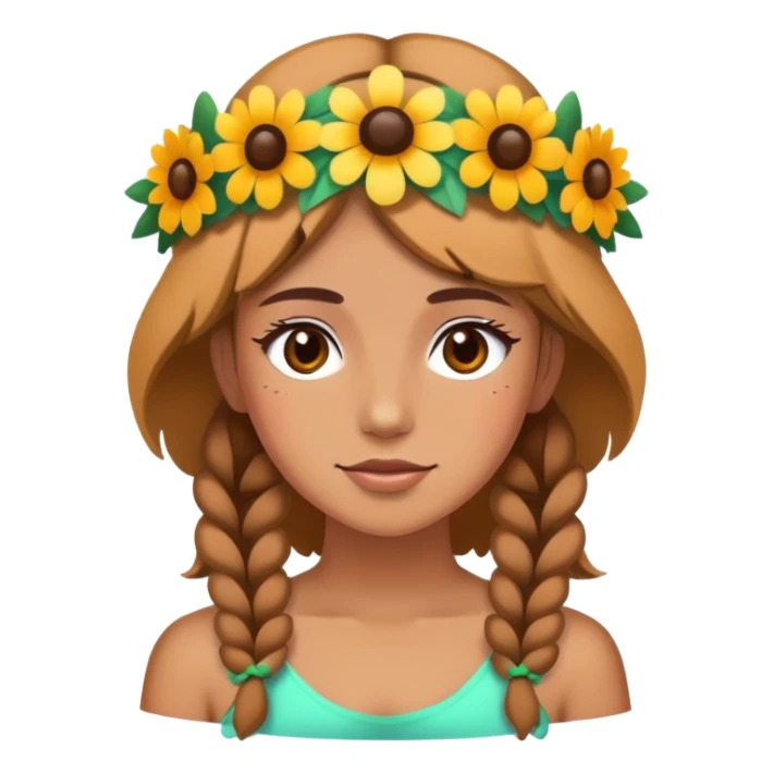 Girl at festival  sticker