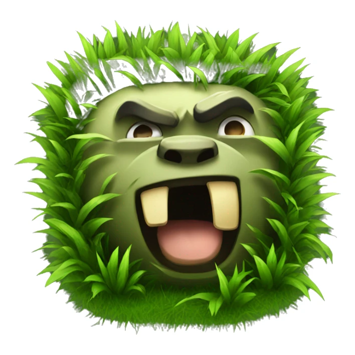 jungle position icon in grass shape league of legends sticker