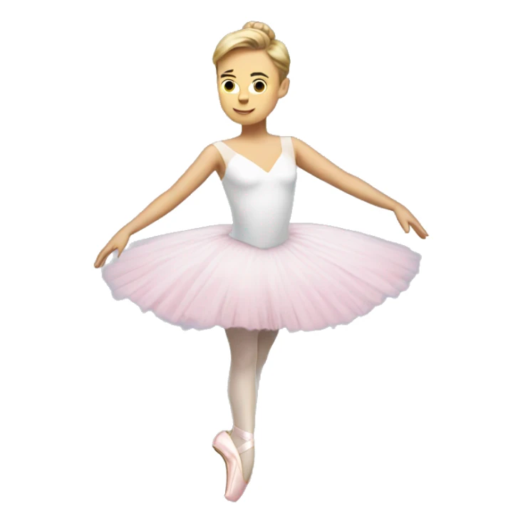Elon Musk as a ballerina sticker