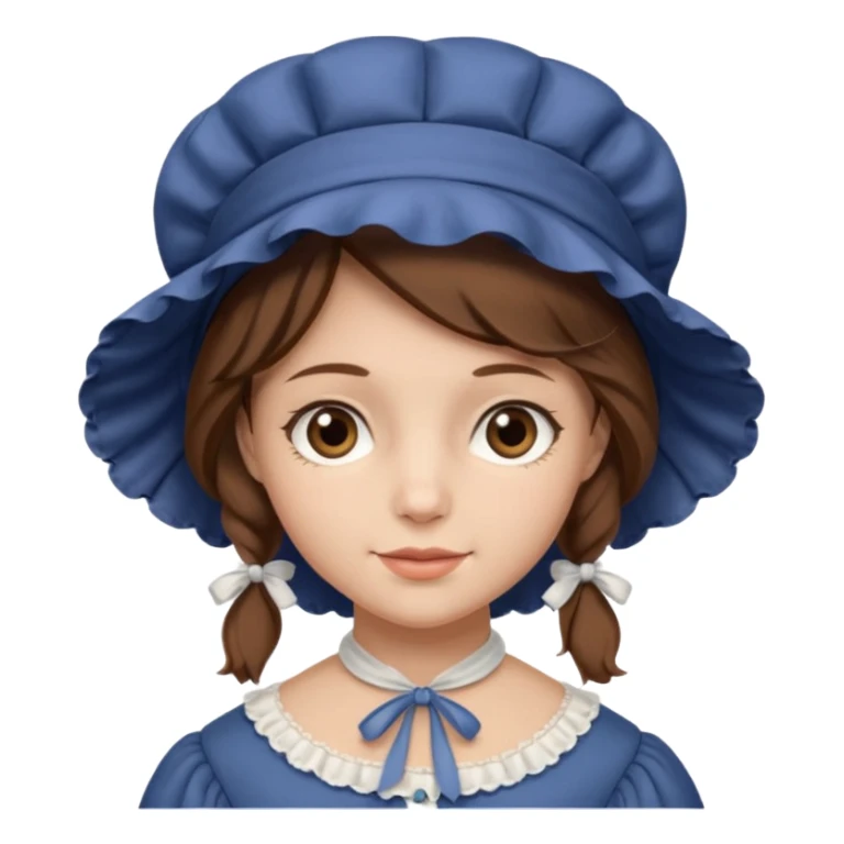 1800's european female sticker
