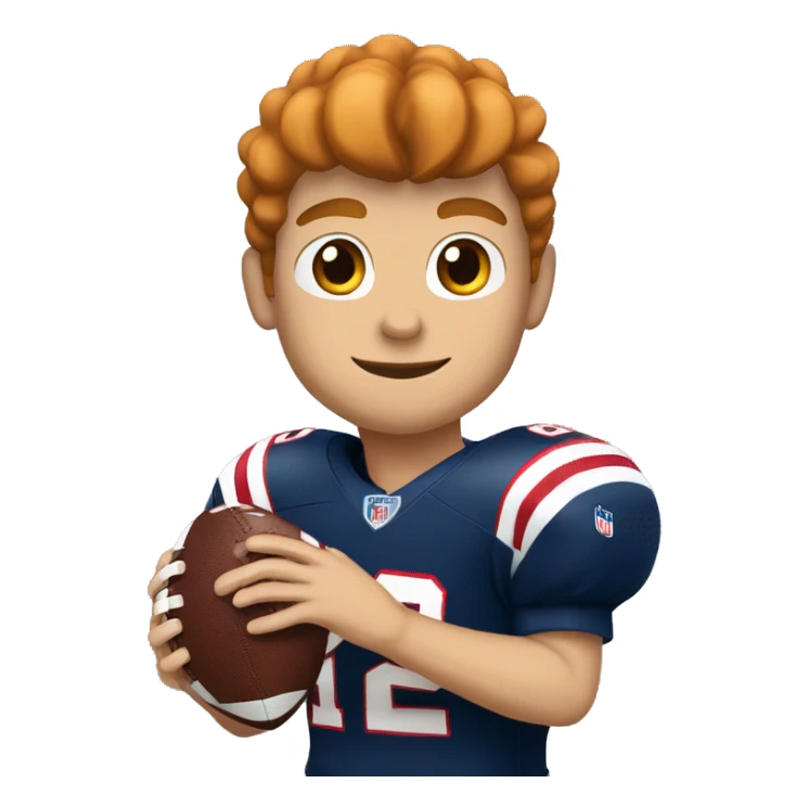 Brock Purdy avec un ballon de football américain  sticker