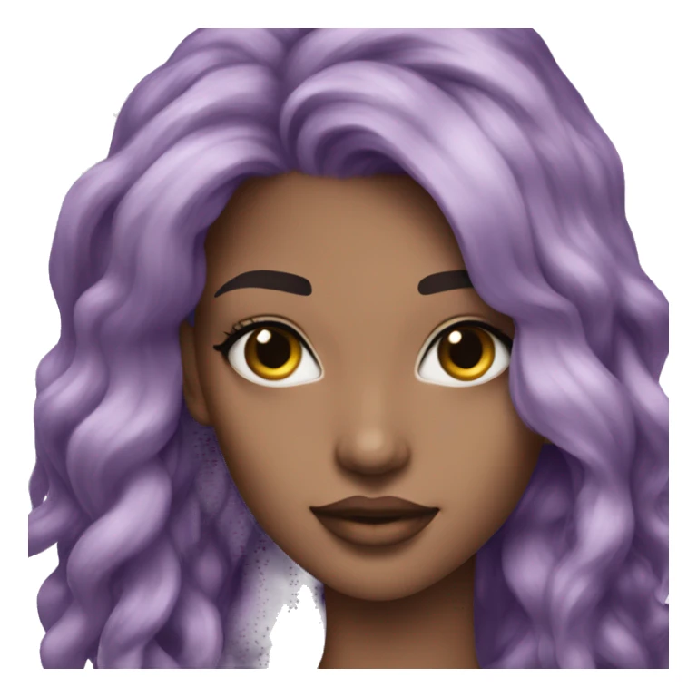 Brume Victoria secret purple hair sticker