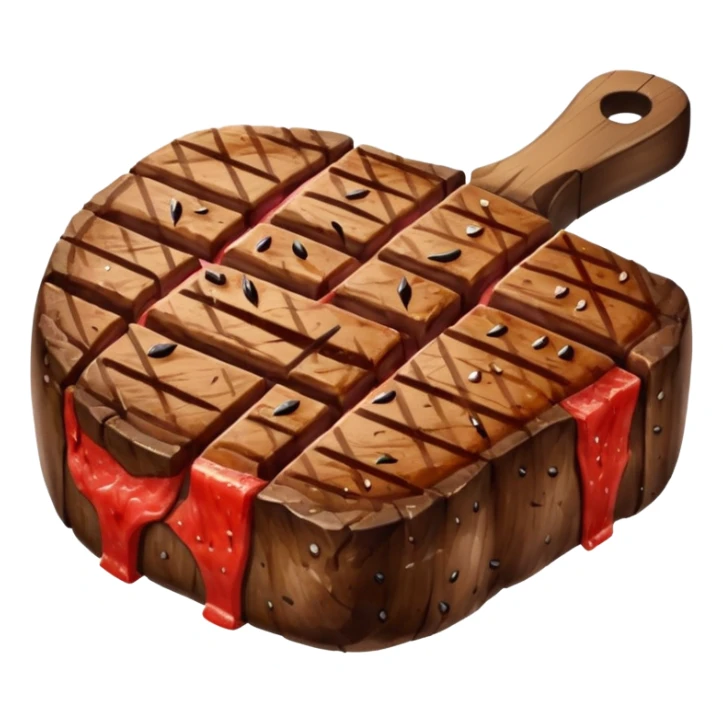 bistec de carne como el de tom y jerry sticker