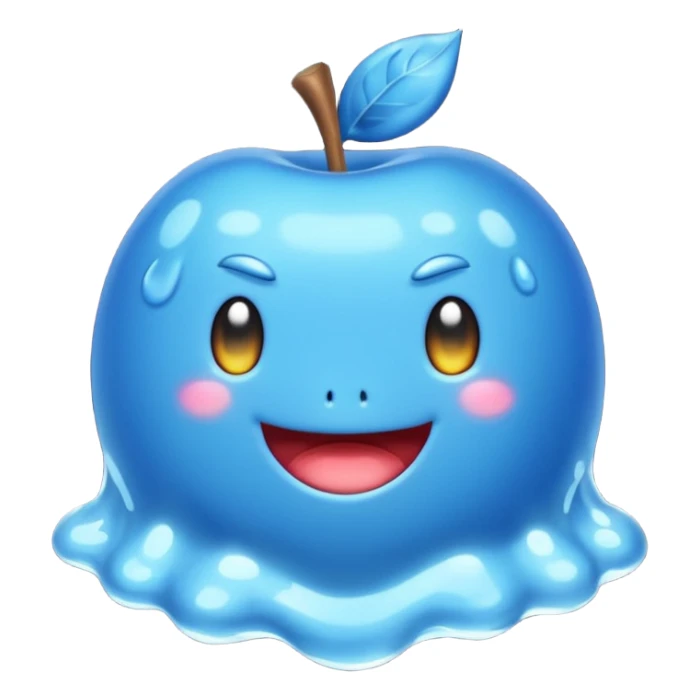 Rimuru Tempest character, apple emoji style sticker