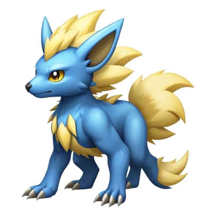 Manectric-Luxio-Fakémon-hybrid-creature (full body)  sticker