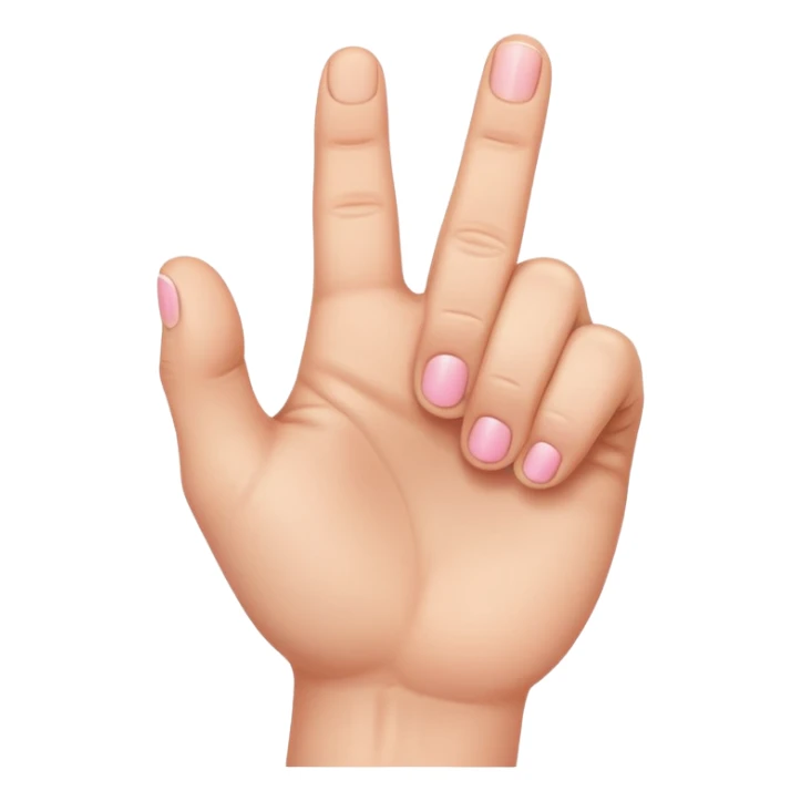 puño cerrado y dedo meñique estirado sticker