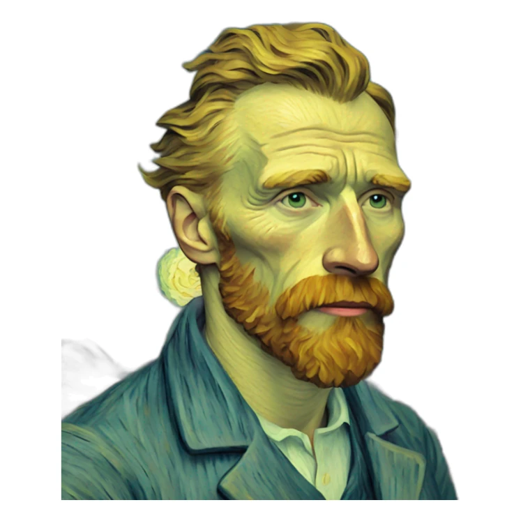 Van gogh sticker