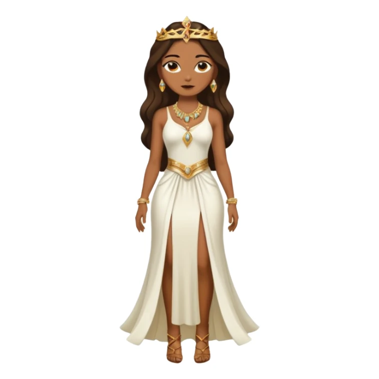 La diosa Tanit a cuerpo completo sticker