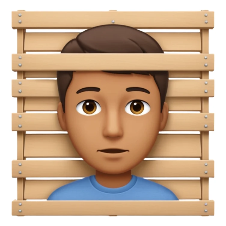 Male peeking behind the blinds can't see whole face only eyes BEHIND blinds sticker