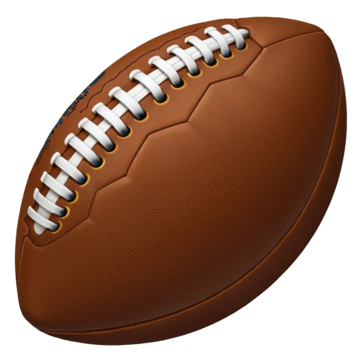 football emoji with a small sparkle for emphasis sticker