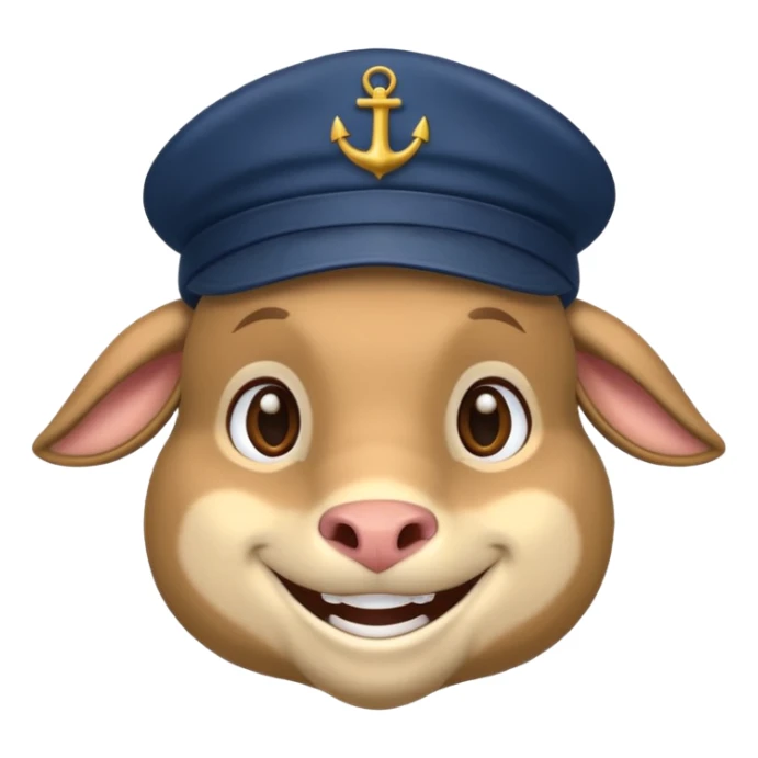 Make a logo for dj with sea goat with a name of Deejay Harris sticker