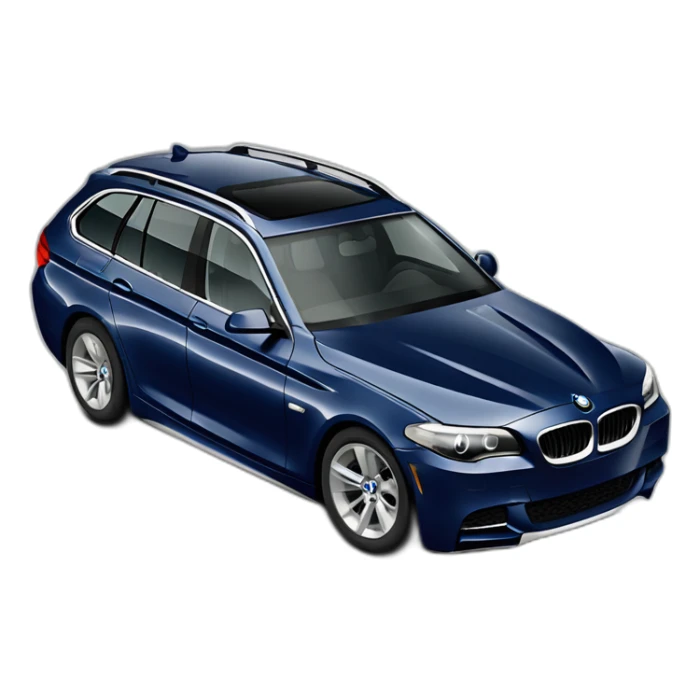 2011 bmw 525td touring picado in dark metallic blue sticker