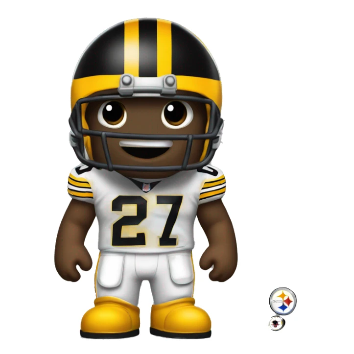 george pickens happy steelers sticker