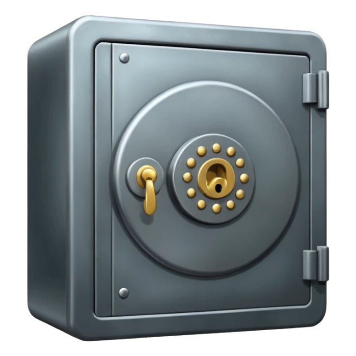 Locked bank vault sticker