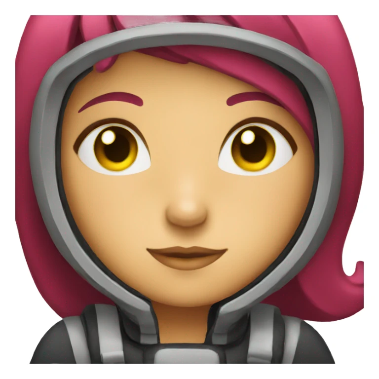 Girl in a submarine sticker