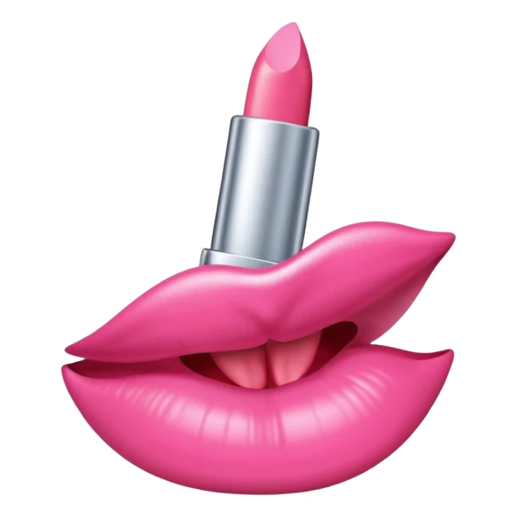 balsamo labial con el envase de la marca rhode de color rosa                                                      sticker