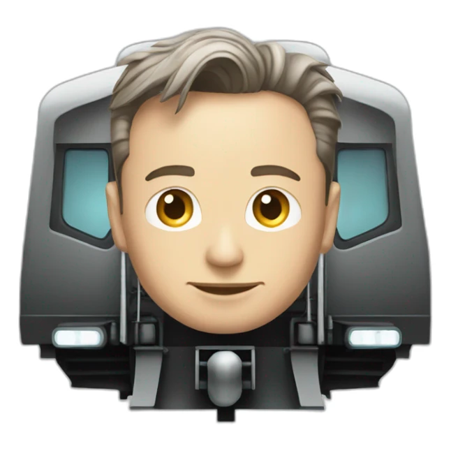 elon musk on Locomotive sticker
