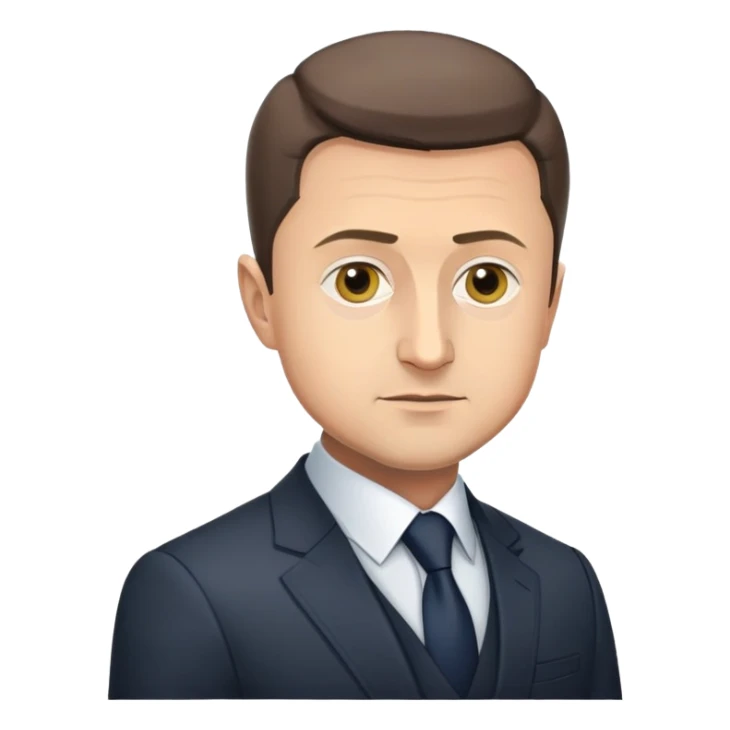 Volodymyr Zelensky, President of Ukraine sticker