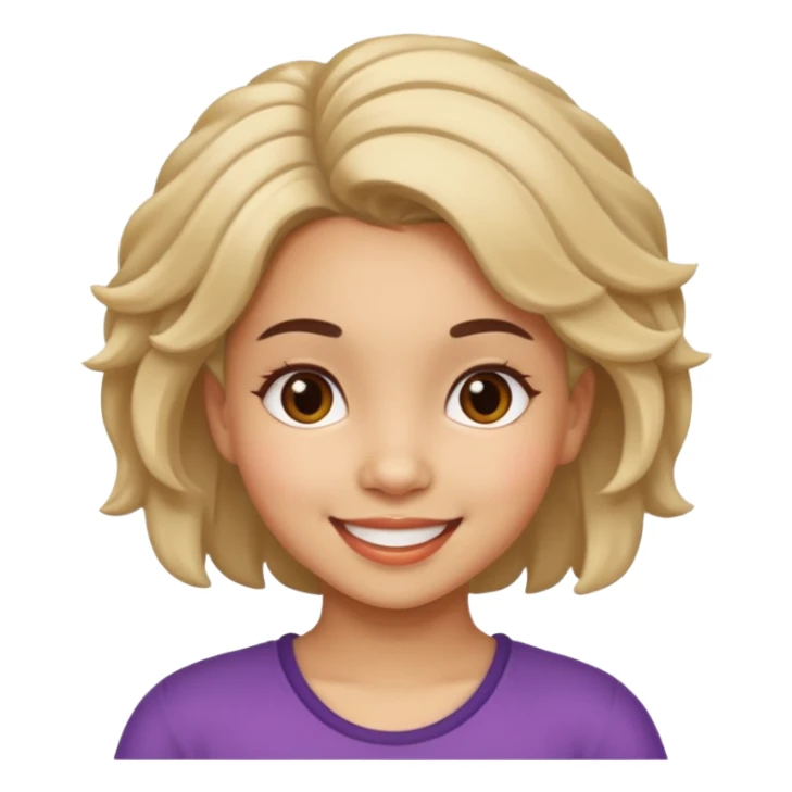 hispanic children girl with playful hairstyle  sticker