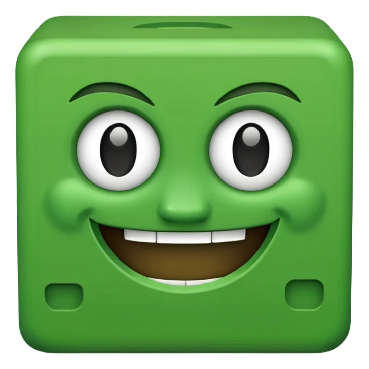 Creeper face sticker