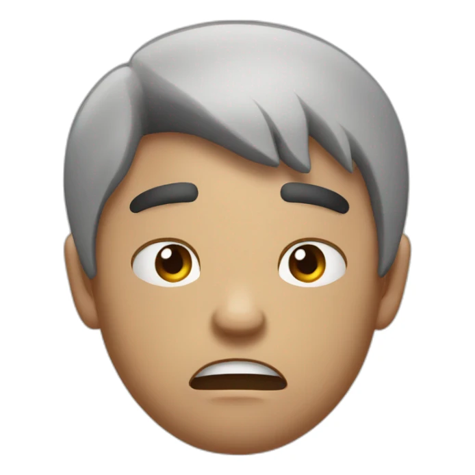 angry and tired and helpless Taro sticker