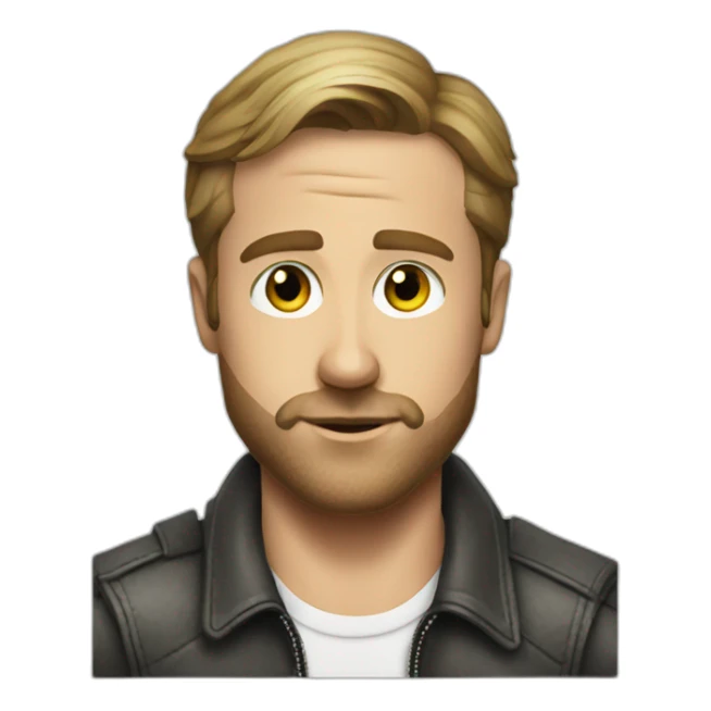 Ryan Gosling in the movie Drive sticker