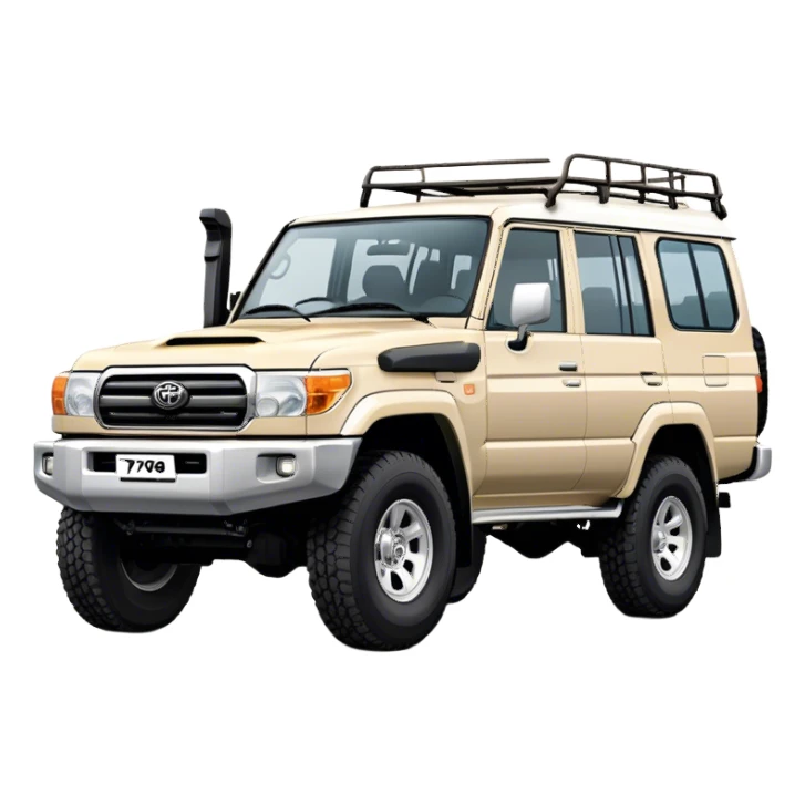 landcruiser 79 series - Toyota (Model Year: 2008) (Iconic colour: sand) sticker