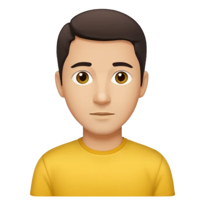 Jonathan Knight brown eyes,dark brown hair, yellow shirt  sticker