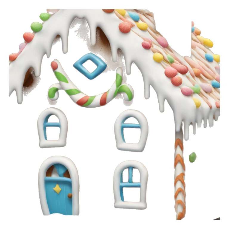 gingerbread house sticker