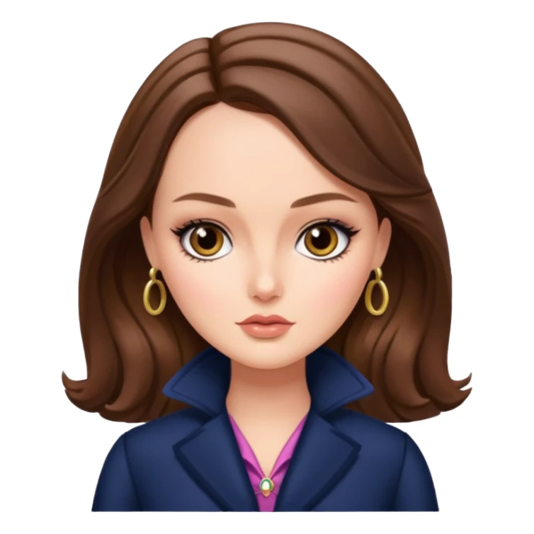 blair waldorf, pretty bratz baddie sticker