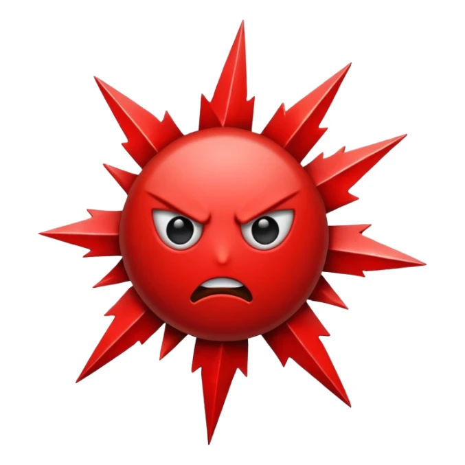 symbol of danger sticker