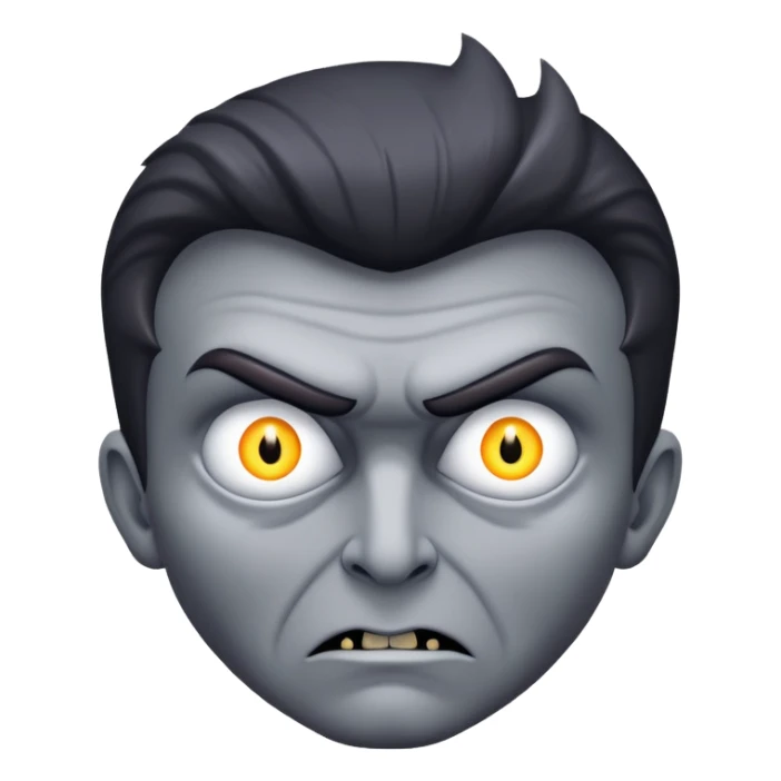 Rick Astley with a cursed demonic devious evil killer face and he is gray as hell and blends in with the pitch black background so it looks like he’s lurking in the shadows and he has 2 large very bright white BØB eyes and he may even be a killer sticker