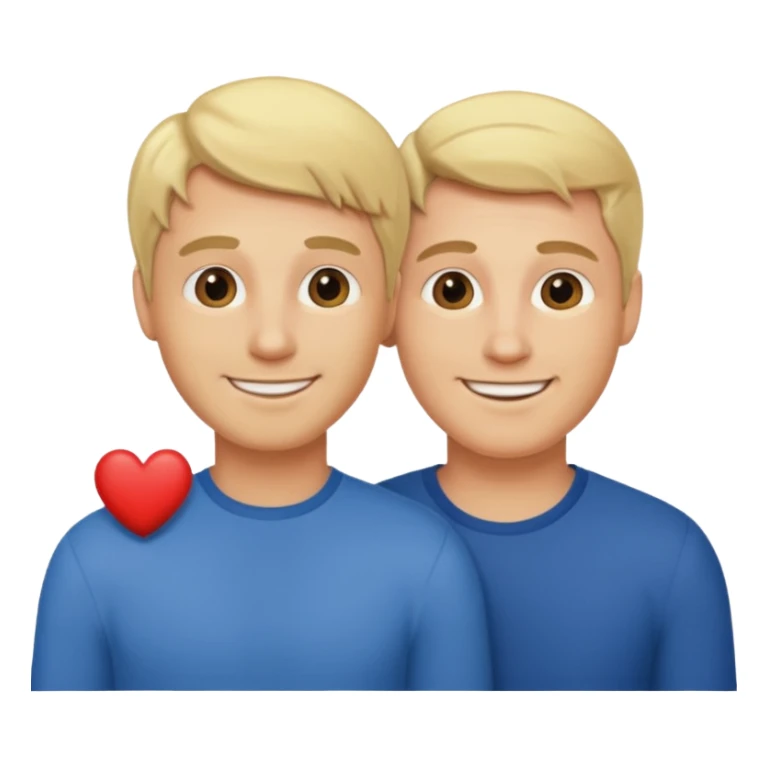 Liebespaar blonder man sticker