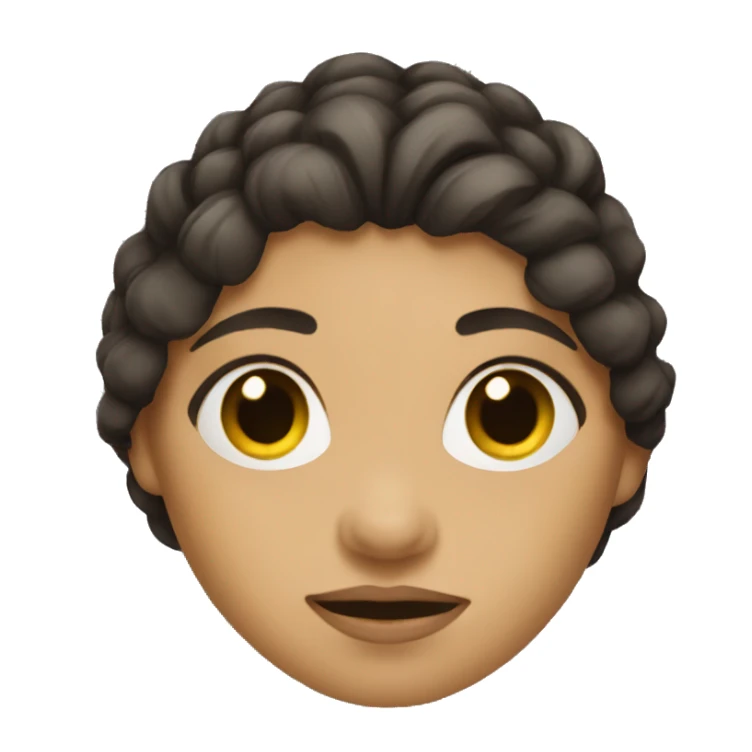 Viking women with dark hair sticker