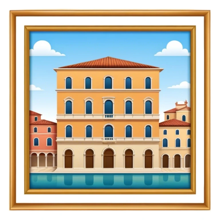 Italian palazzo for seal sticker