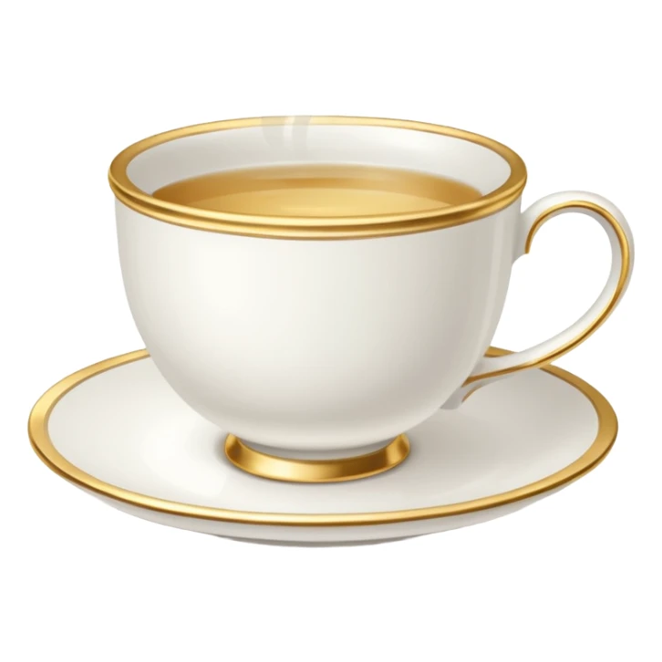 Beach  tea cup sticker