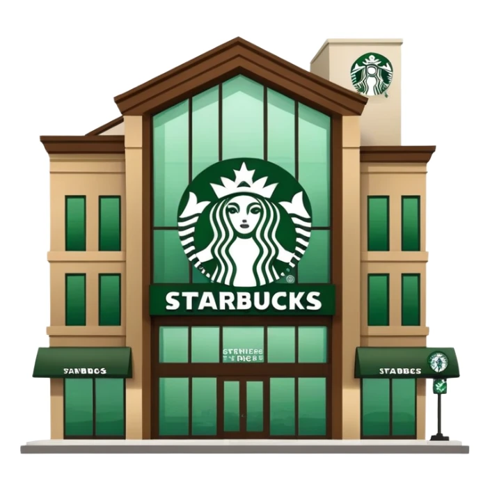 Starbucks’s building  sticker