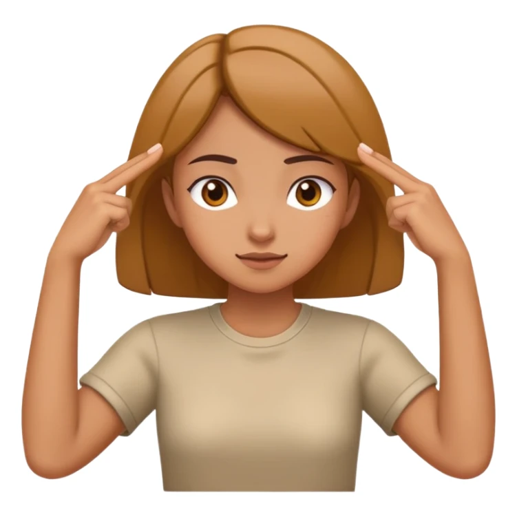 girl raising elbows instead of hands sticker