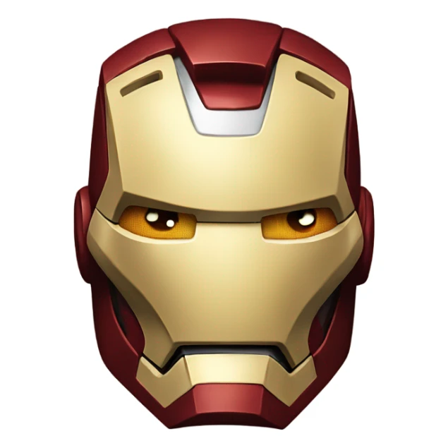 iron man, close up sticker
