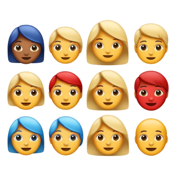 emoji che parlino difirenze sticker